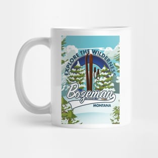 Bozeman Montana ski logo Mug